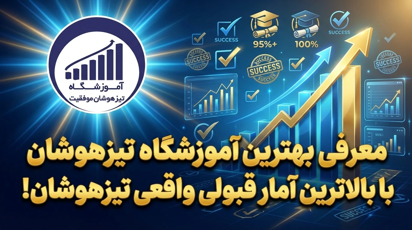 معرفی بهترین آموزشگاه تیزهوشان با بالاترین آمار قبولی واقعی تیزهوشان! - آموزشگاه تیزهوشان موفقیت، بالاترین آمار قبولی تیزهوشان را برای خود ثبت کرد!!