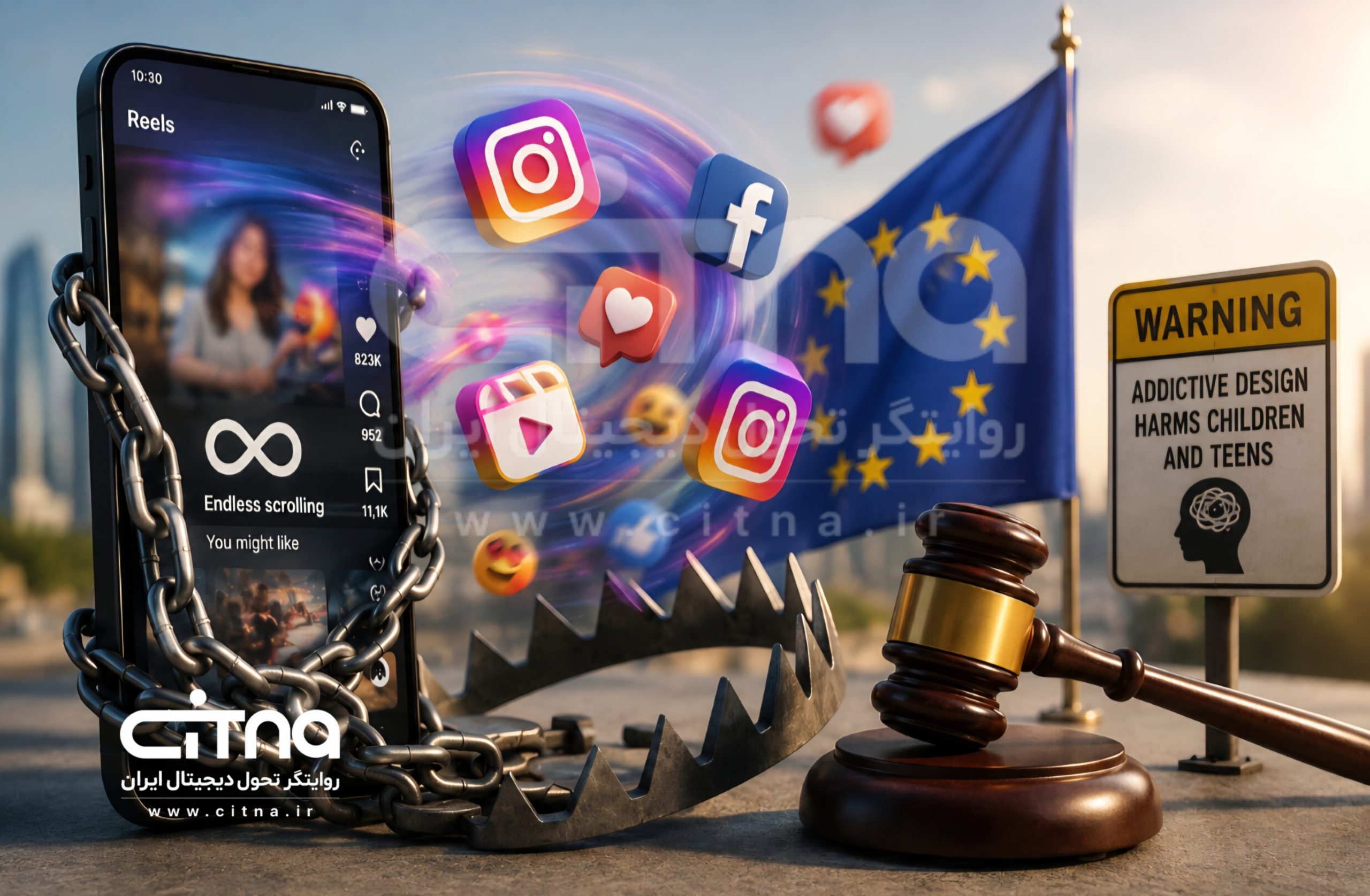 آیا اسکرول بیپایان به پایان میرسد؟ اروپا به اینستاگرام و فیسبوک هشدار داد